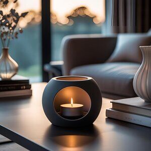 Flameless LED Ball Candle Holder Modern Home Decor Multi-Colors